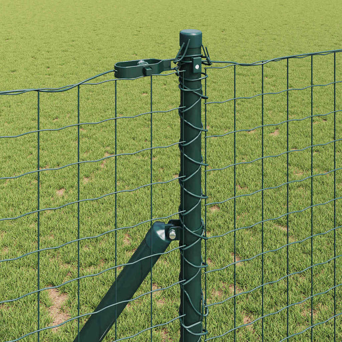 Stâlp de gard. 13 pcs Verde Oțel - WALTI WALTI