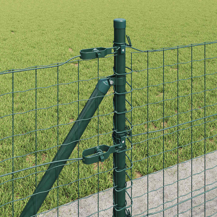 Stâlp de gard cu bază de beton 7 buc. Verde WALTI
