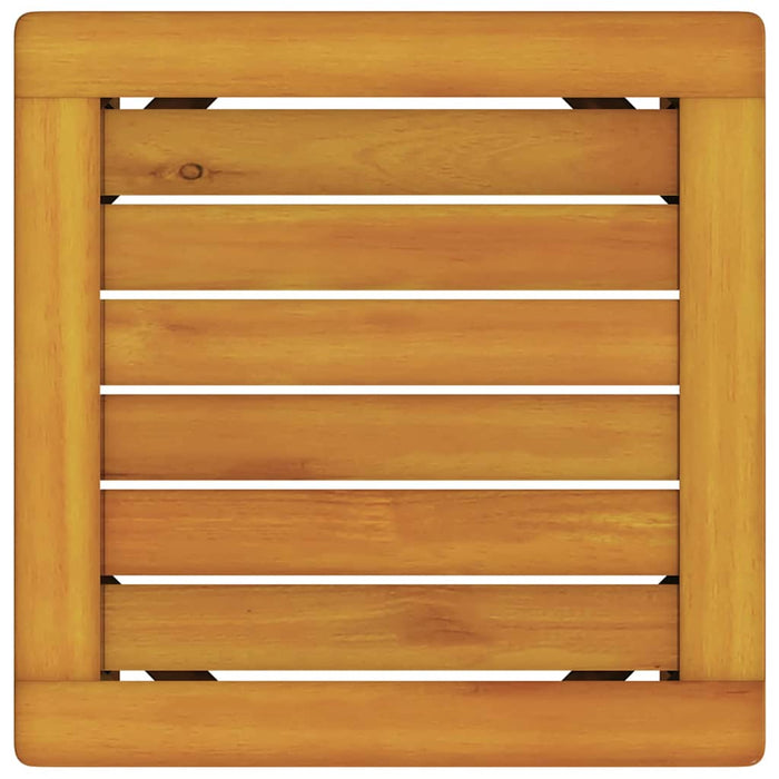 Șezlong 3 pcs Maro Lemn Solid de Acacia WALTI
