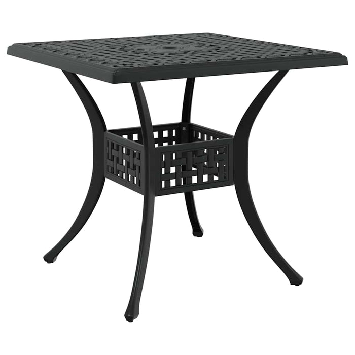 Set masă de grădină 3 pcs Negru Aluminiu turnat - WALTI WALTI