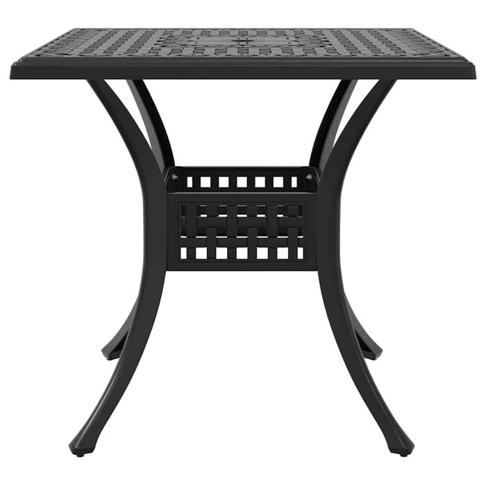 Set masă de grădină 3 pcs Negru Aluminiu turnat - WALTI WALTI