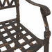 Set masă de grădină 3 pcs Bronz Aluminiu turnat - WALTI WALTI