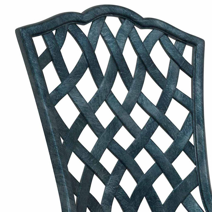 Set masă de grădină 3 pcs Verde Aluminiu turnat - WALTI WALTI