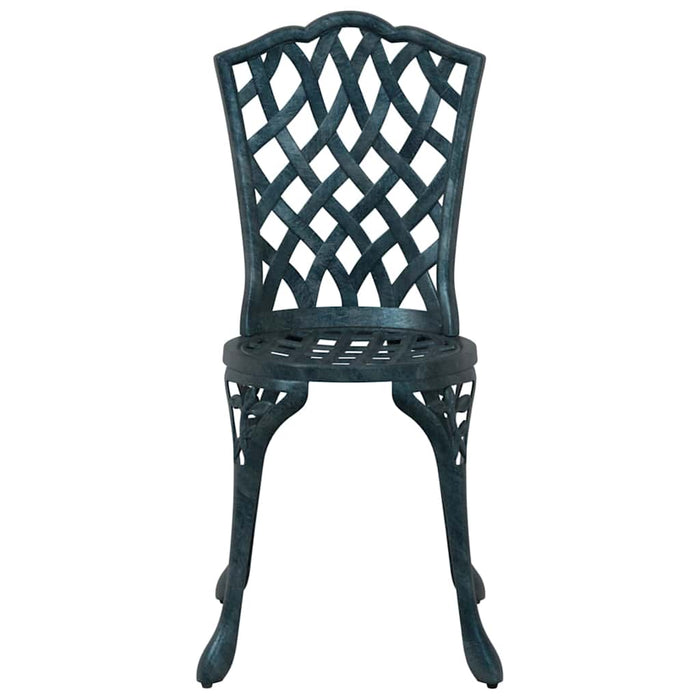 Set masă de grădină 3 pcs Verde Aluminiu turnat - WALTI WALTI