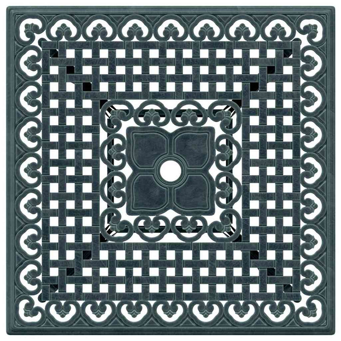 Set masă de grădină 3 pcs Verde Aluminiu turnat WALTI