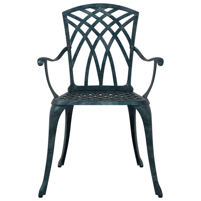 Set masă de grădină 5 pcs Verde Aluminiu turnat WALTI