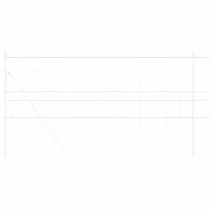Gard pentru câmp Argintiu 25 x 0,8 m Oțel galvanizat - WALTI WALTI