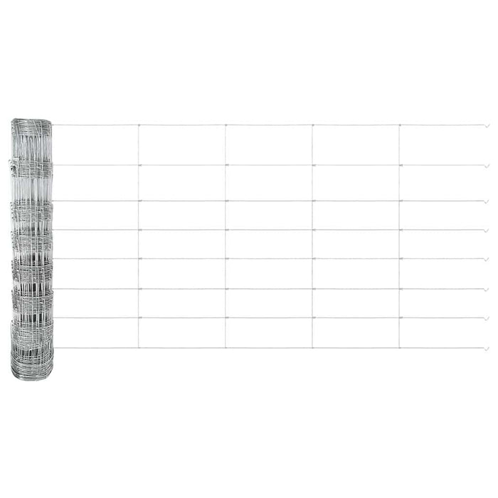 Gard pentru câmp Argintiu 25 x 0,8 m Oțel galvanizat - WALTI WALTI