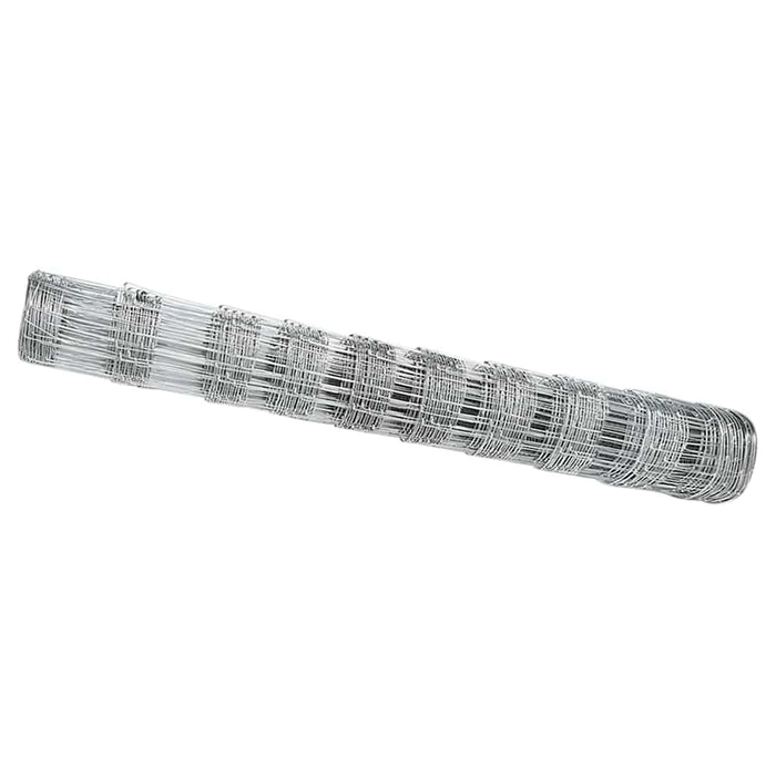 Gard pentru câmp Argintiu 25 x 1 m Oțel galvanizat - WALTI WALTI