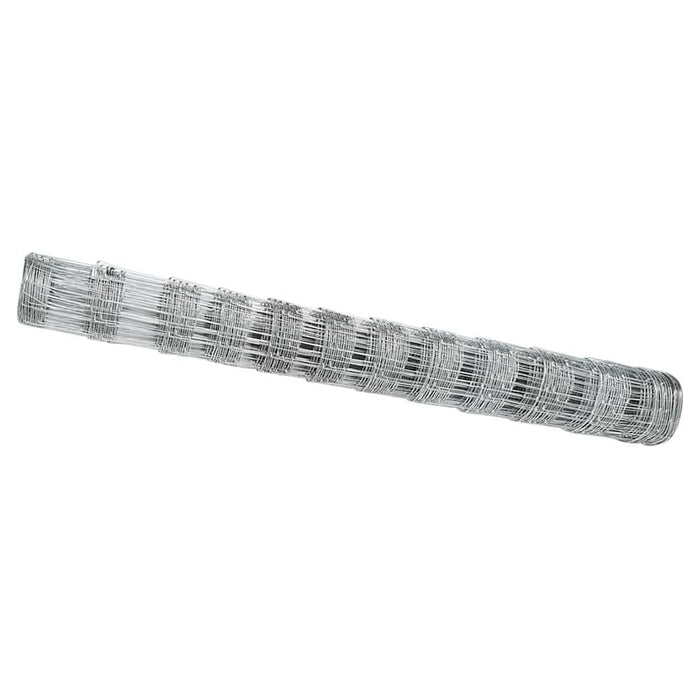 Gard pentru câmp Argintiu 25 x 1,2 m Oțel galvanizat - WALTI WALTI
