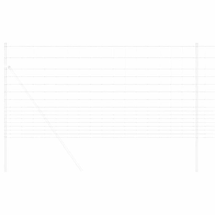 Gard pentru câmp Argintiu 25 x 1,2 m Oțel galvanizat - WALTI WALTI