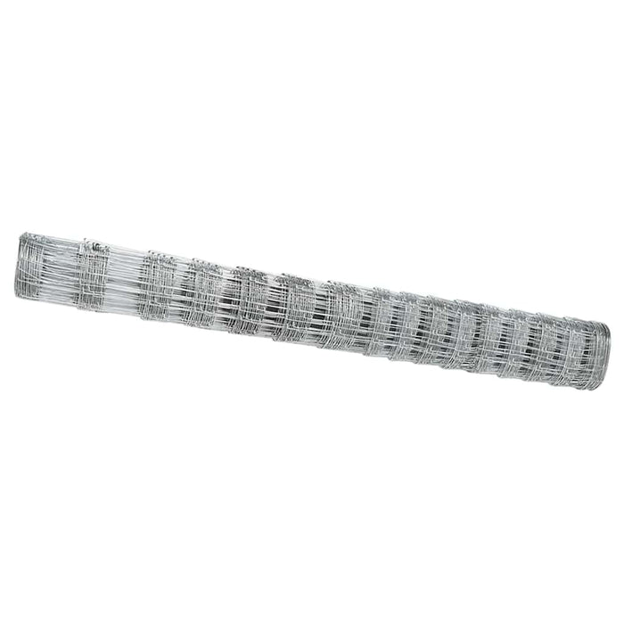 Gard pentru câmp Argintiu 25 x 1,2 m Oțel galvanizat - WALTI WALTI