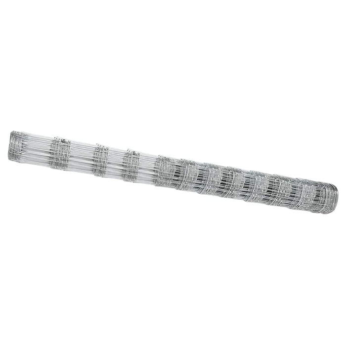 Gard pentru câmp Argintiu 25 x 1,4 m Oțel galvanizat - WALTI WALTI