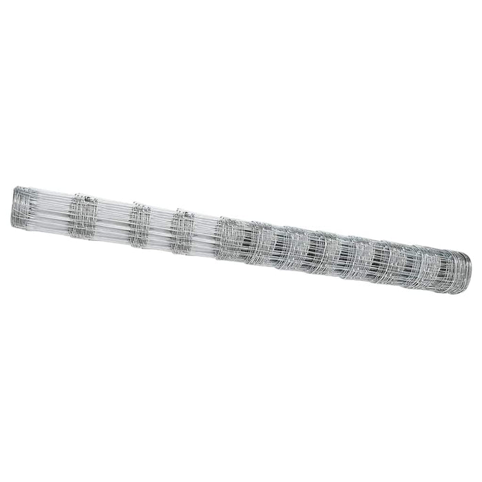 Gard pentru câmp Argintiu 25 x 1,4 m Oțel galvanizat - WALTI WALTI
