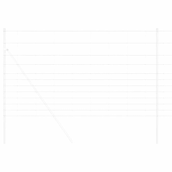 Gard pentru câmp Argintiu 25 x 1,4 m Oțel galvanizat - WALTI WALTI