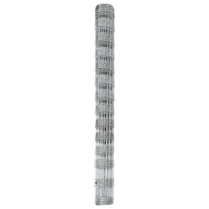 Gard pentru câmp Argintiu 25 x 1,4 m Oțel galvanizat - WALTI WALTI