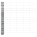 Gard pentru câmp Argintiu 25 x 1,4 m Oțel galvanizat - WALTI WALTI