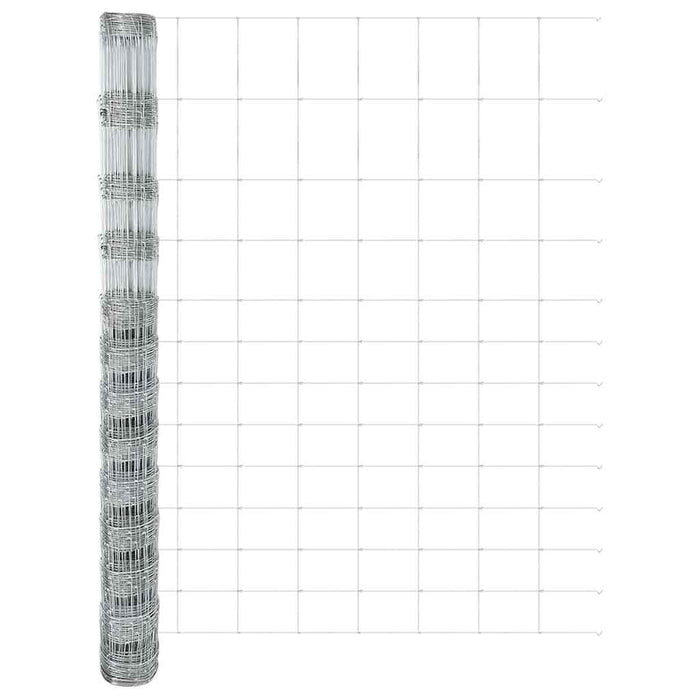 Gard pentru câmp Argintiu 25 x 1,5 m Oțel galvanizat - WALTI WALTI