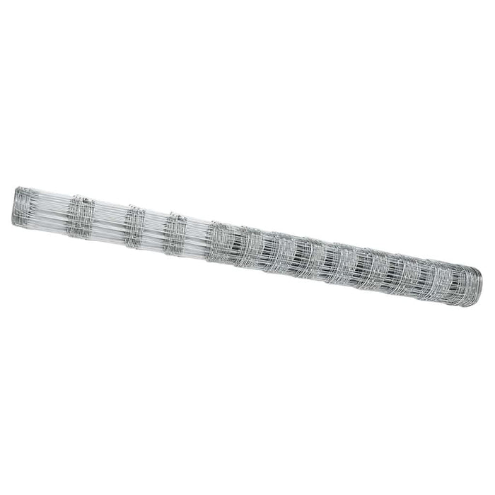 Gard pentru câmp Argintiu 25 x 1,5 m Oțel galvanizat - WALTI WALTI