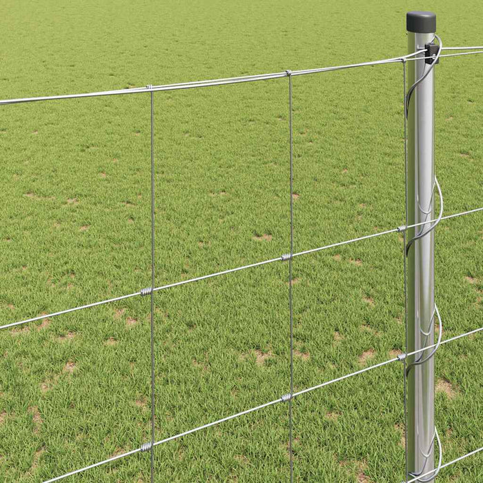 Gard pentru câmp Argintiu 25 x 1,5 m Oțel galvanizat - WALTI WALTI