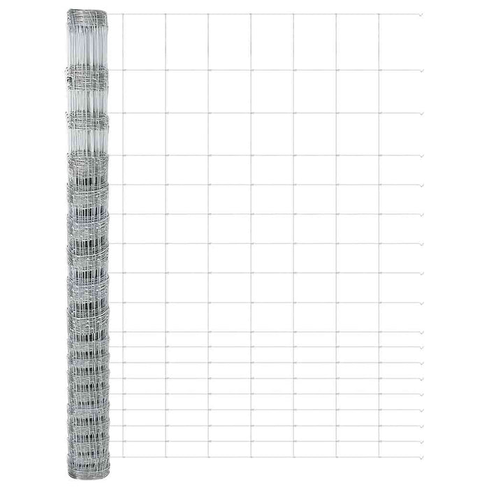 Gard pentru câmp Argintiu 25 x 1,5 m Oțel galvanizat - WALTI WALTI