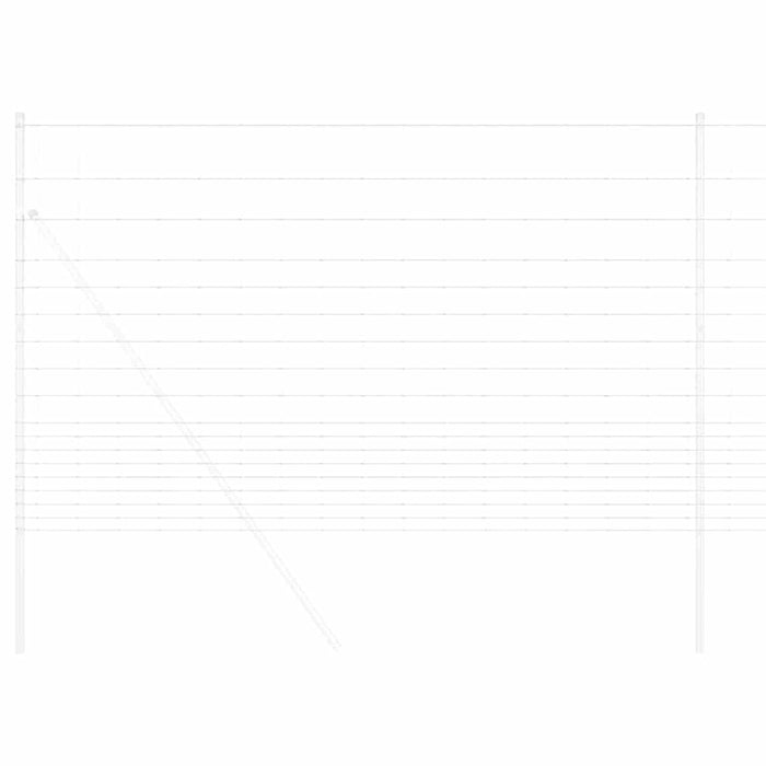 Gard pentru câmp Argintiu 25 x 1,5 m Oțel galvanizat - WALTI WALTI