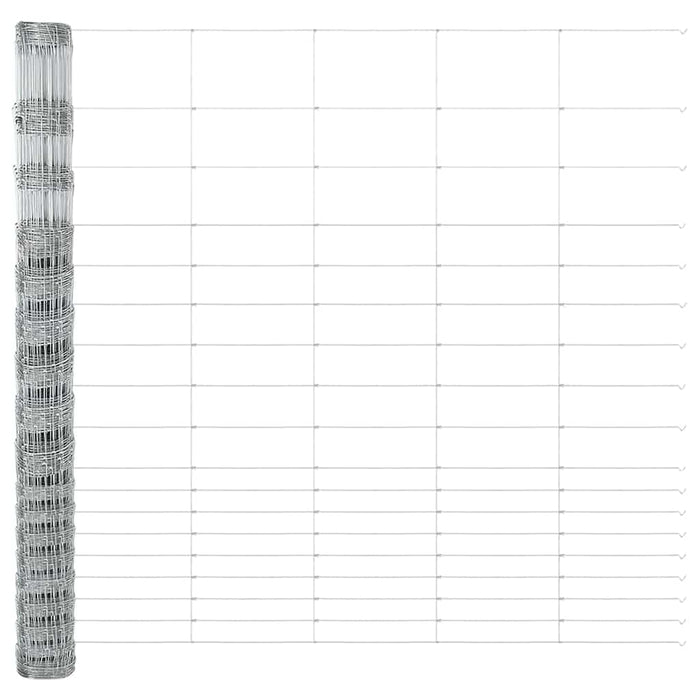 Gard pentru câmp Argintiu 25 x 1,5 m Oțel galvanizat - WALTI WALTI