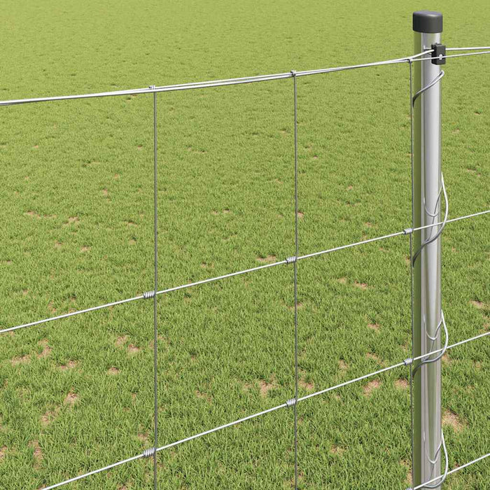 Gard pentru câmp Argintiu 25 x 1,6 m Oțel galvanizat - WALTI WALTI