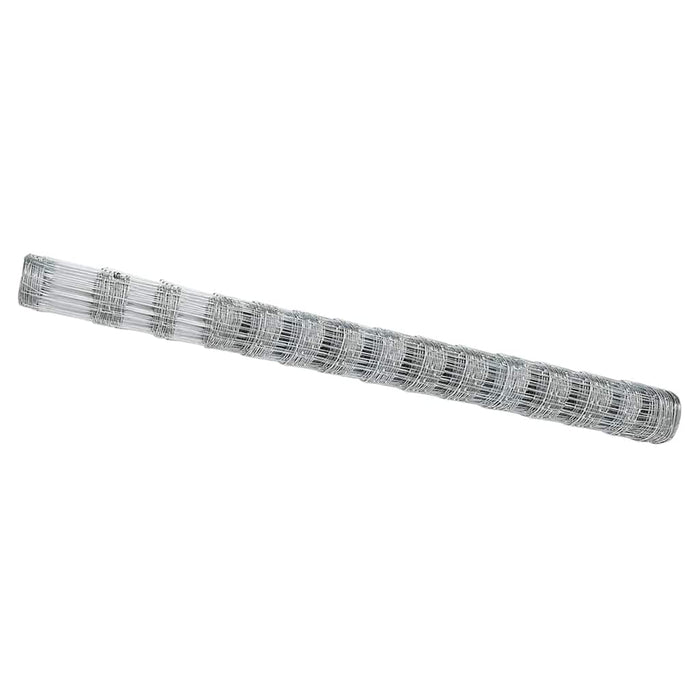 Gard pentru câmp Argintiu 25 x 1,6 m Oțel galvanizat - WALTI WALTI