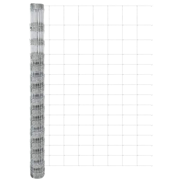 Gard pentru câmp Argintiu 25 x 1,6 m Oțel galvanizat - WALTI WALTI