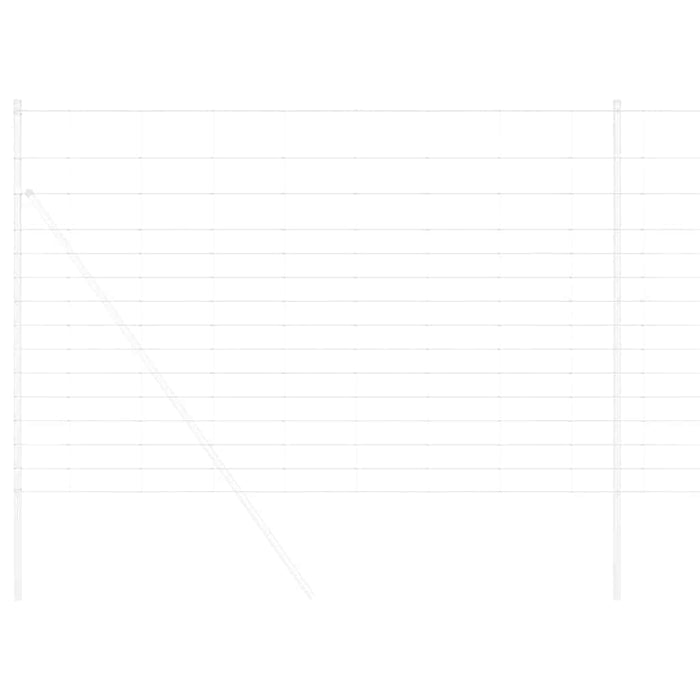 Gard pentru câmp Argintiu 25 x 1,6 m Oțel galvanizat - WALTI WALTI
