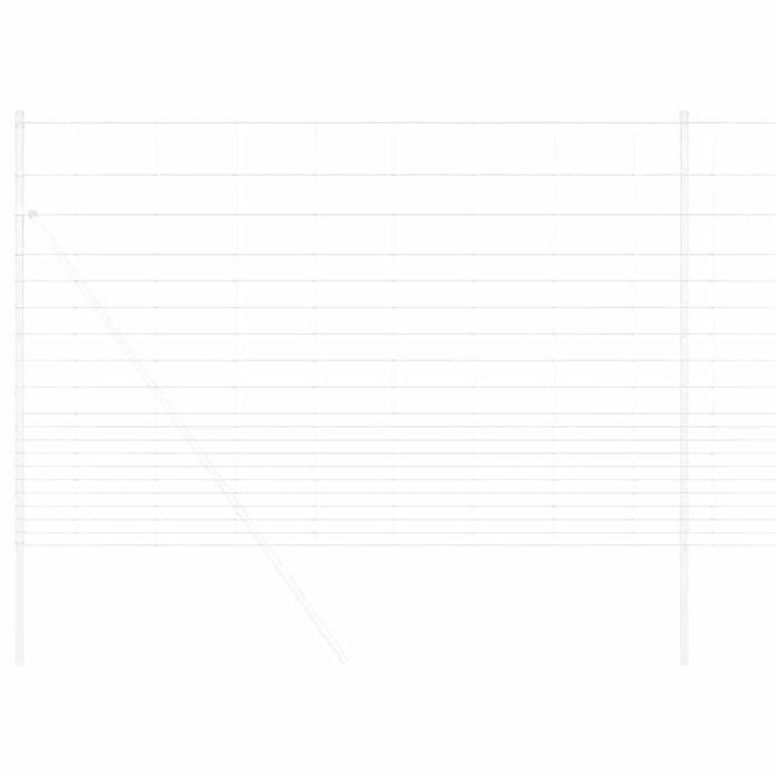 Gard pentru câmp Argintiu 25 x 1,6 m Oțel galvanizat - WALTI WALTI
