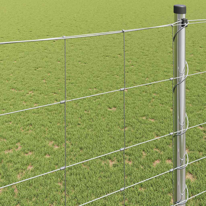 Gard pentru câmp Argintiu 25 x 1,6 m Oțel galvanizat - WALTI WALTI
