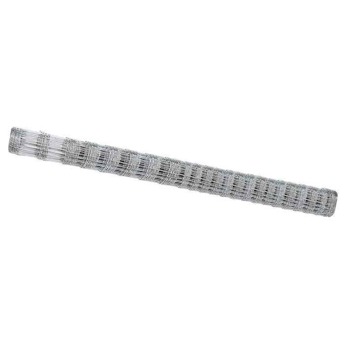 Gard pentru câmp Argintiu 25 x 1,6 m Oțel galvanizat - WALTI WALTI