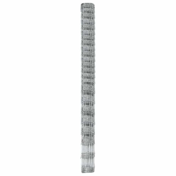 Gard pentru câmp Argintiu 25 x 1,6 m Oțel galvanizat - WALTI WALTI