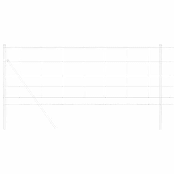 Gard pentru câmp Argintiu 50 x 0,8 m Oțel galvanizat - WALTI WALTI