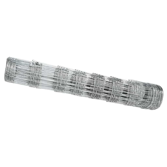 Gard pentru câmp Argintiu 50 x 0,8 m Oțel galvanizat - WALTI WALTI
