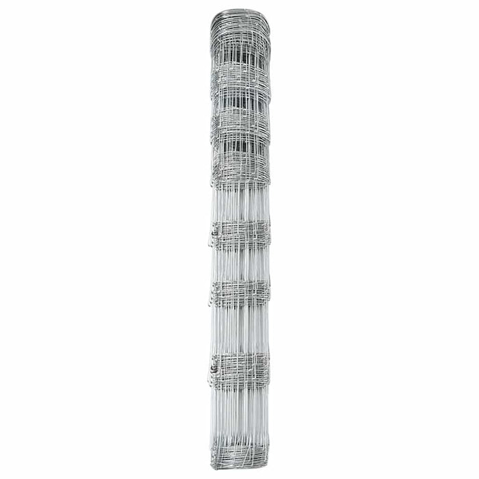 Gard pentru câmp Argintiu 50 x 1 m Oțel galvanizat - WALTI WALTI