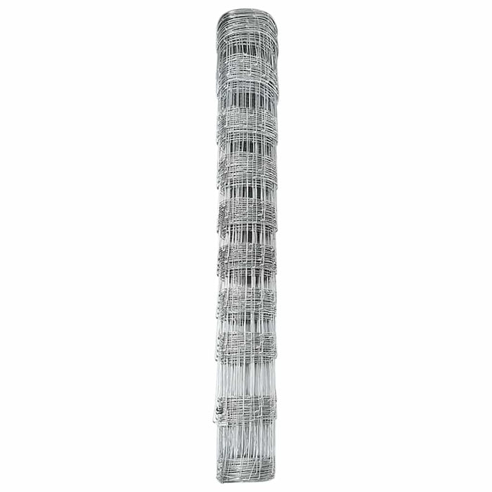Gard pentru câmp Argintiu 50 x 1 m Oțel galvanizat - WALTI WALTI