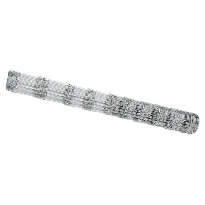 Gard pentru câmp Argintiu 50 x 1,2 m Oțel galvanizat - WALTI WALTI