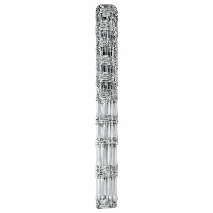 Gard pentru câmp Argintiu 50 x 1,2 m Oțel galvanizat - WALTI WALTI