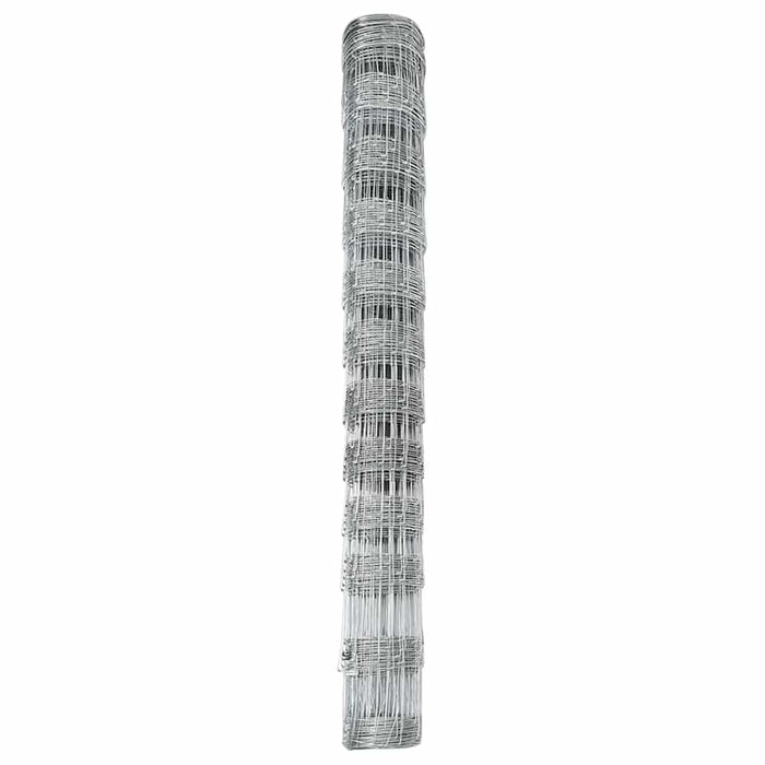 Gard pentru câmp Argintiu 50 x 1,2 m Oțel galvanizat - WALTI WALTI