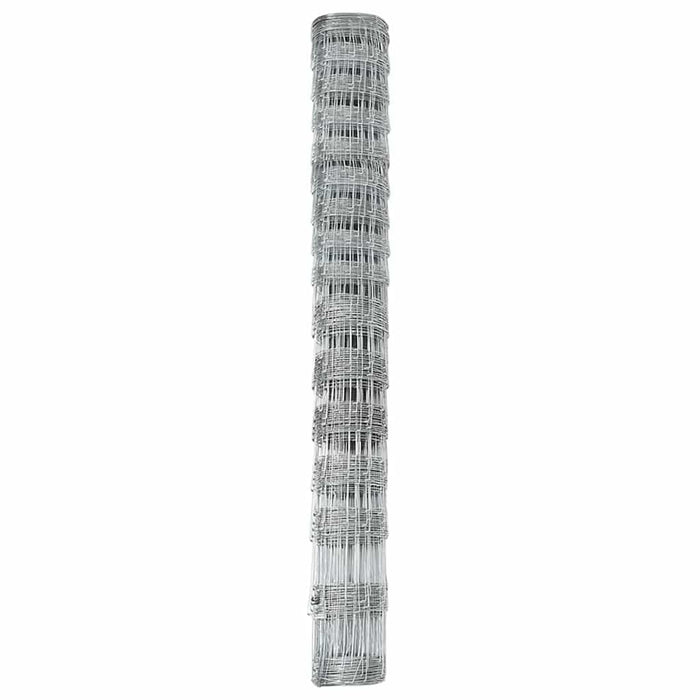 Gard pentru câmp Argintiu 50 x 1,2 m Oțel galvanizat - WALTI WALTI