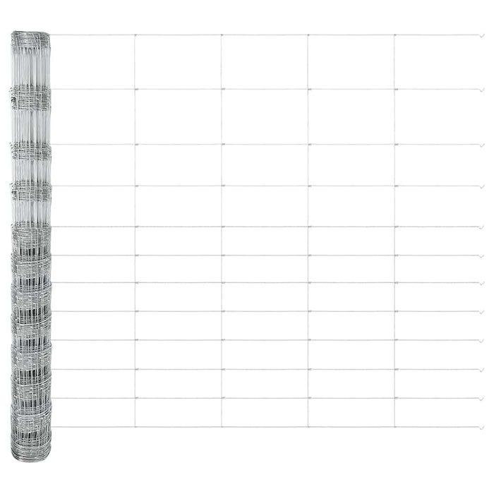 Gard pentru câmp Argintiu 50 x 1,4 m Oțel galvanizat - WALTI WALTI