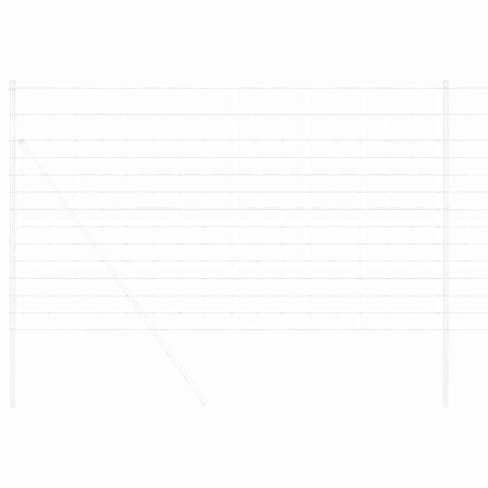Gard pentru câmp Argintiu 50 x 1,4 m Oțel galvanizat - WALTI WALTI