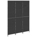 Separator de cameră Pliere Manual Negru 146 x 180 cm poliratan - WALTI WALTI