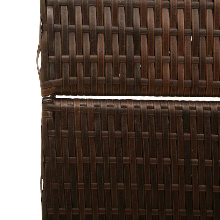 Separator de cameră Pliere Manual Maro 146 x 180 cm poliratan - WALTI WALTI