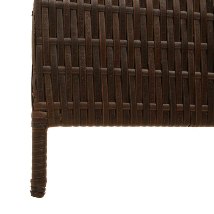 Separator de cameră Pliere Manual Maro 146 x 180 cm poliratan - WALTI WALTI