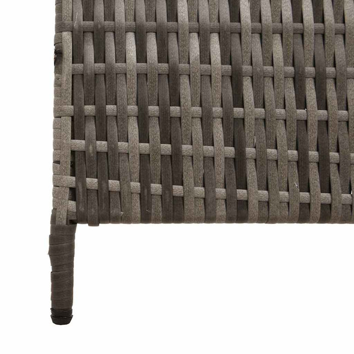 Separator de cameră Pliere Manual Gri 147 x 180 cm poliratan - WALTI WALTI