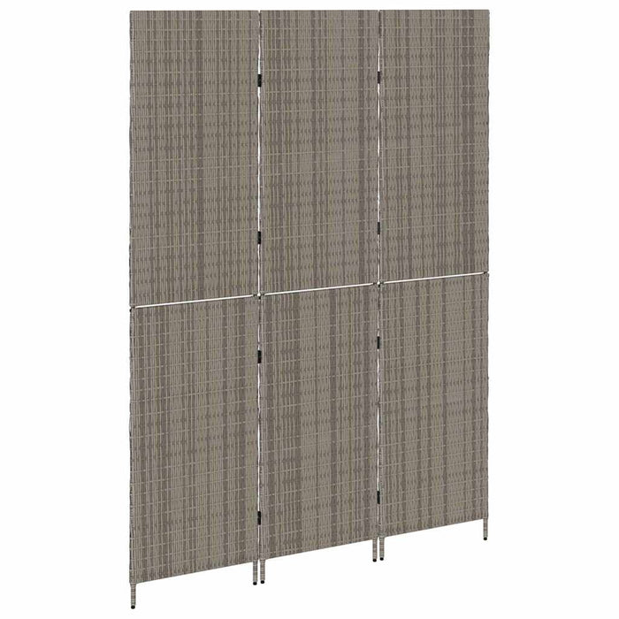 Separator de cameră Pliere Manual Gri 147 x 180 cm poliratan - WALTI WALTI
